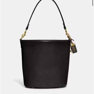 Coach glovetanned Dakota Bucket Bag black